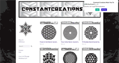 Desktop Screenshot of constantcreations.org